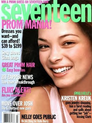 Couverture magazine Kristin Kreuk