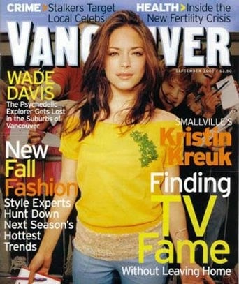 Couverture magazine Kristin Kreuk