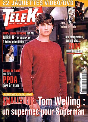 Couverture magazine Tom Welling