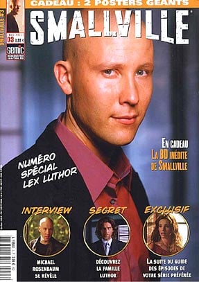 Couverture magazine Michael Rosenbaum