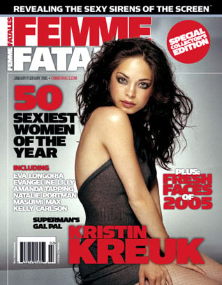 Couverture magazine Kristin Kreuk