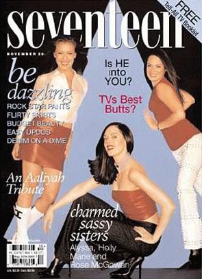 Couverture magazine Alyssa Milano, Shannen Doherty, Holly Marie Combs