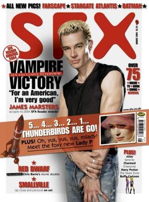 Couverture magazine James Marsters