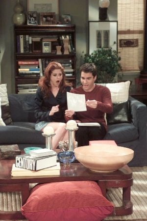 Foto Eric McCormack, Debra Messing