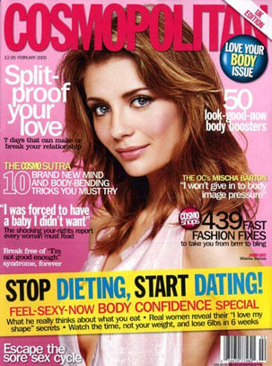 Couverture magazine Mischa Barton