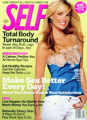 Couverture magazine Molly Sims