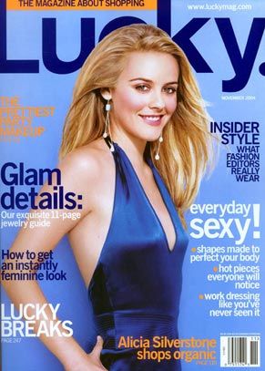 Couverture magazine Alicia Silverstone