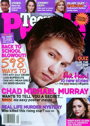Couverture magazine Chad Michael Murray