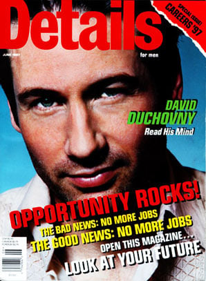 Couverture magazine David Duchovny