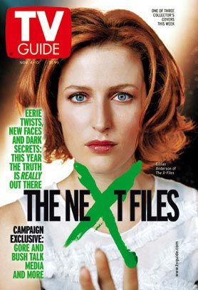 Couverture magazine Gillian Anderson