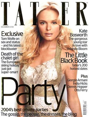 Couverture magazine Kate Bosworth