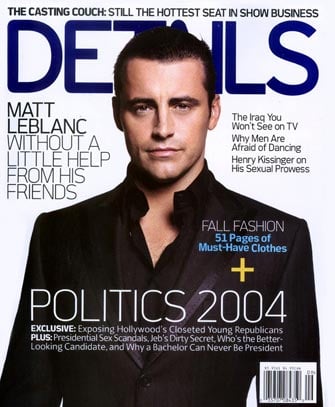 Couverture magazine Matt LeBlanc