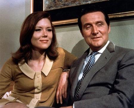 Foto Patrick Macnee, Diana Rigg