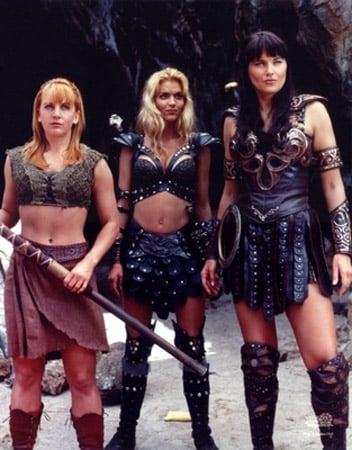 Foto Hudson Leick, Renée O'Connor, Lucy Lawless