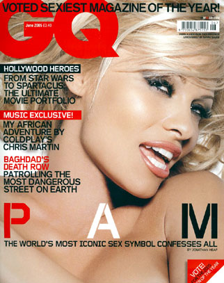 Couverture magazine Pamela Anderson