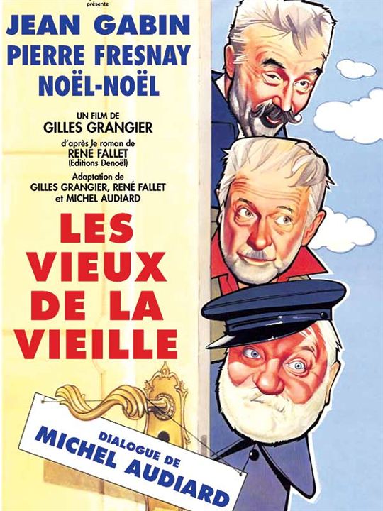 Cartel Gilles Grangier, Noël-Noël, Jean Gabin, Pierre Fresnay