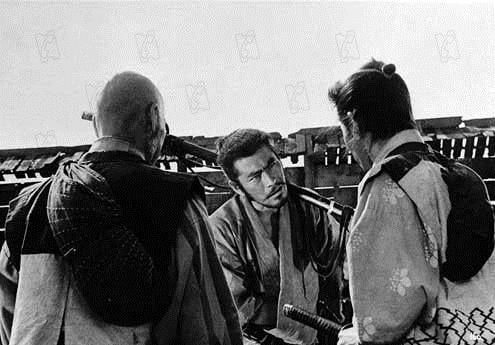 Los Siete Samuráis : Foto Toshirô Mifune, Isao Kimura, Takashi Shimura, Akira Kurosawa