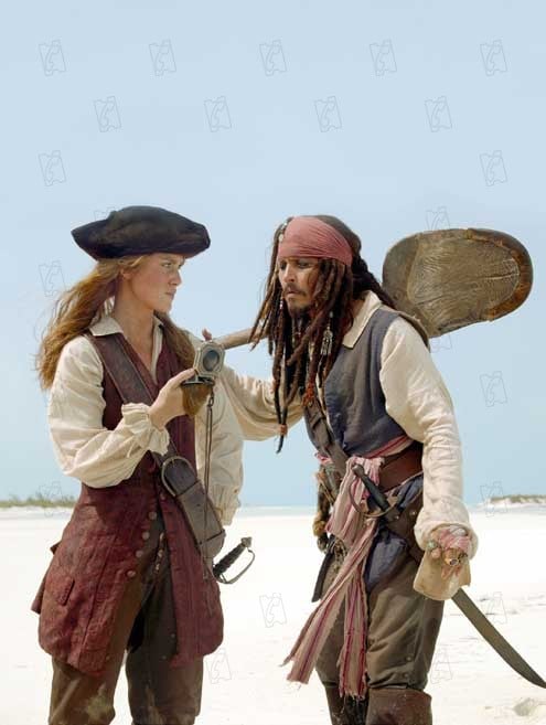 Piratas del Caribe: El cofre del hombre muerto : Foto Gore Verbinski, Johnny Depp, Keira Knightley