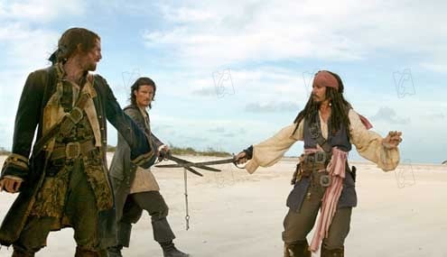 Piratas del Caribe: El cofre del hombre muerto : Foto Gore Verbinski, Johnny Depp, Jack Davenport, Orlando Bloom