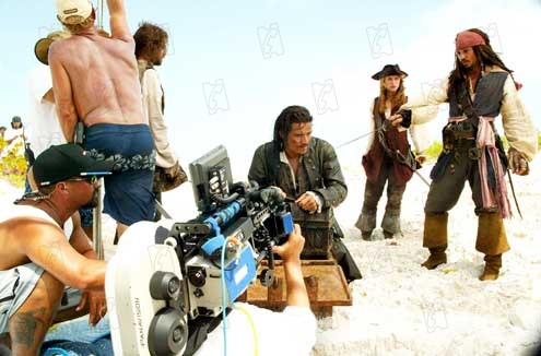 Piratas del Caribe: El cofre del hombre muerto : Foto Johnny Depp, Keira Knightley, Orlando Bloom, Gore Verbinski