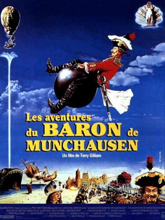 Las aventuras del Barón Münchausen : Cartel
