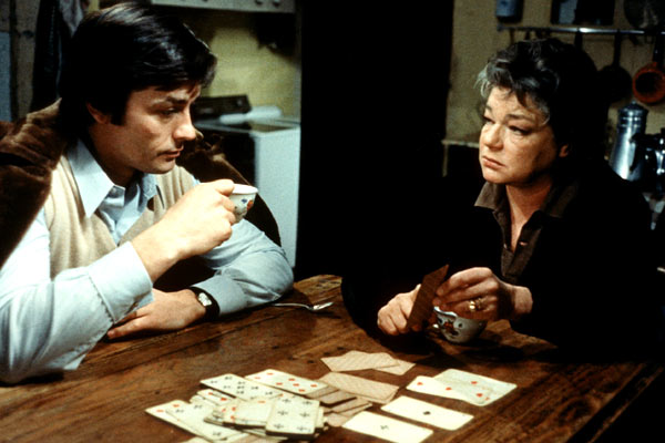 Foto Alain Delon, Simone Signoret