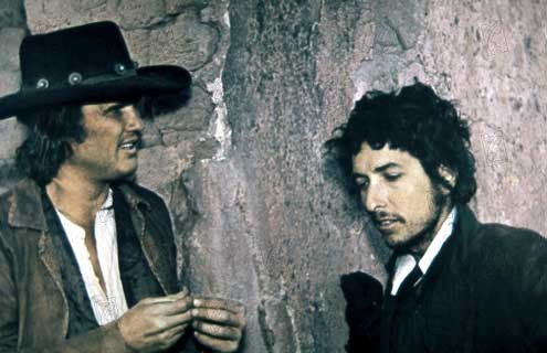 Pat Garrett y Billy el niño : Foto Bob Dylan, Sam Peckinpah, Kris Kristofferson