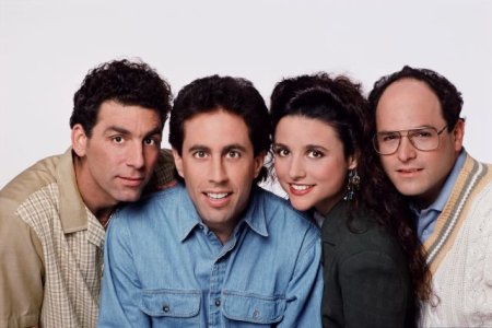 Foto Jason Alexander, Michael Richards, Jerry Seinfeld, Julia Louis-Dreyfus