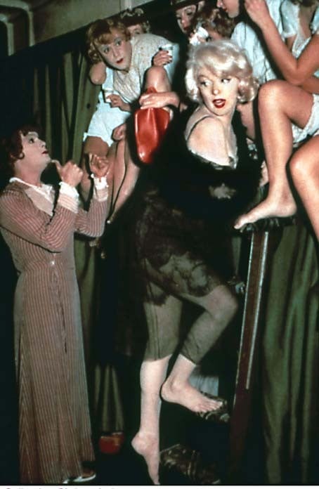 Con faldas y a lo loco : Foto Billy Wilder, Marilyn Monroe, Jack Lemmon, Tony Curtis