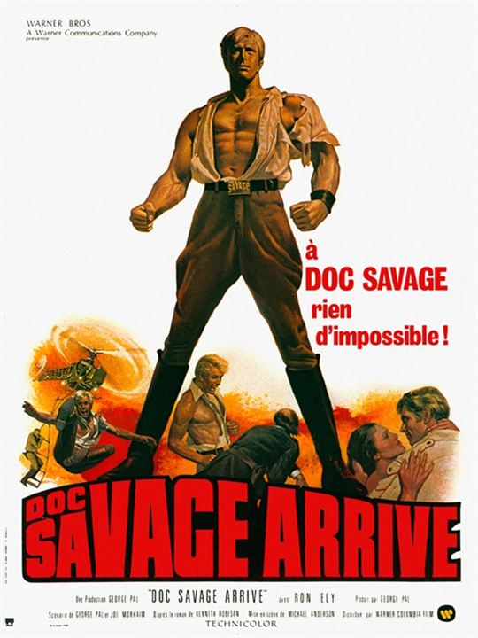 Doc Savage: El hombre de bronce : Cartel Michael Anderson, Ron Ely