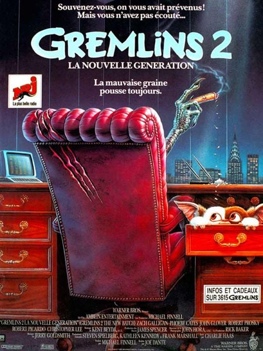 Gremlins 2: La nueva generación : Cartel