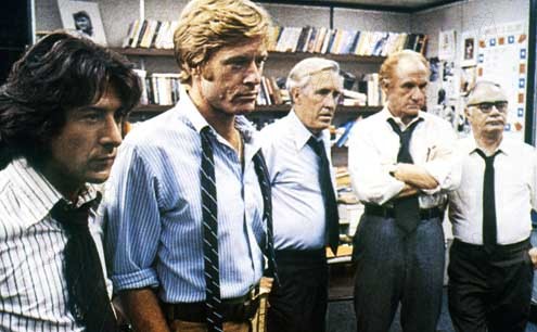 Todos los hombres del presidente : Foto Robert Redford, Alan J. Pakula, Dustin Hoffman