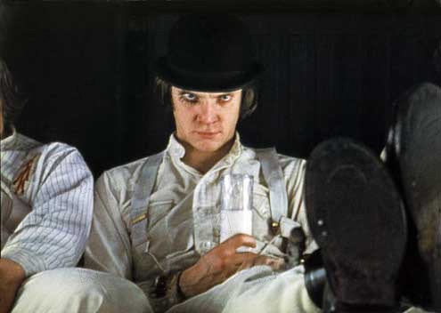 La naranja mecánica : Foto Stanley Kubrick, Malcolm McDowell