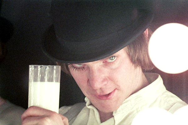 La naranja mecánica : Foto Malcolm McDowell