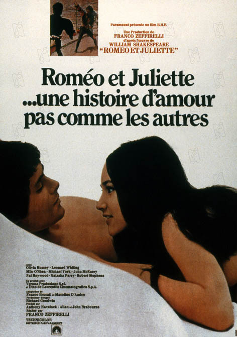 Romeo y Julieta : Foto Olivia Hussey, Franco Zeffirelli, Leonard Whiting