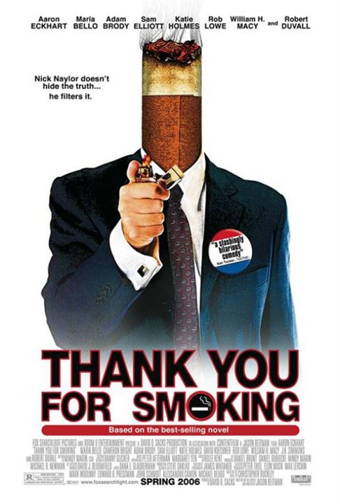 Gracias por fumar : Cartel