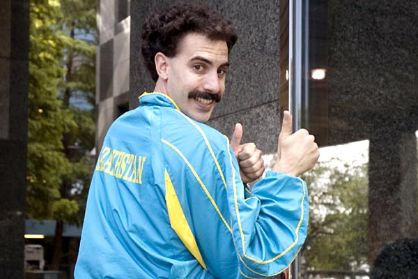 Borat : Foto Larry Charles, Sacha Baron Cohen