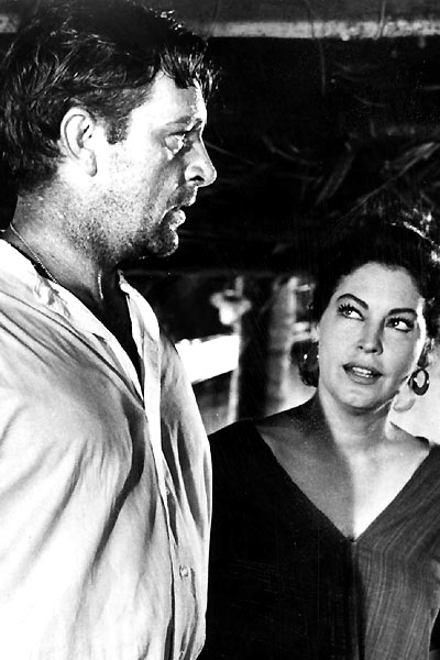 La noche de la iguana : Foto Richard Burton, John Huston, Ava Gardner