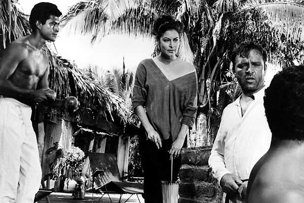 La noche de la iguana : Foto Richard Burton, John Huston, Ava Gardner