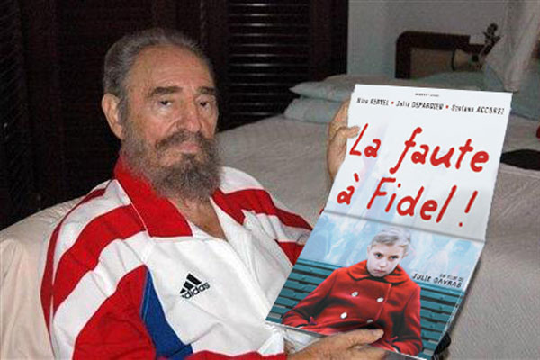 Foto Julie Gavras, Fidel Castro