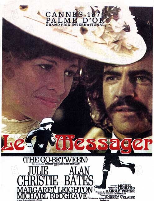 El mensajero : Cartel Julie Christie, Joseph Losey, Alan Bates