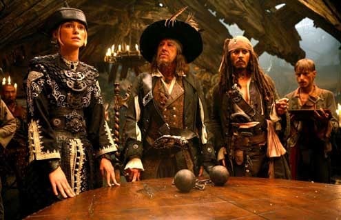 Piratas del Caribe: En el fin del mundo : Foto Gore Verbinski, Johnny Depp, Geoffrey Rush, Keira Knightley