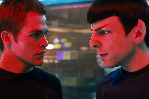 Star Trek : Foto Zachary Quinto, Chris Pine