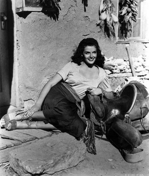 El forajido : Foto Jane Russell, Howard Hughes