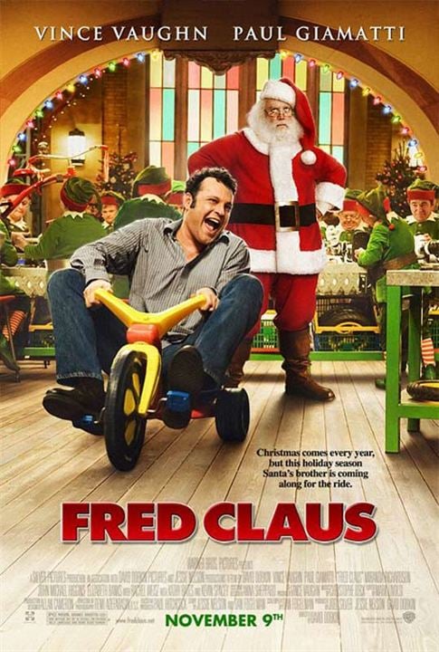 Fred Claus, el hermano gamberro de Santa Claus : Cartel Vince Vaughn