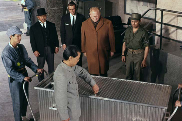 James Bond contra Goldfinger : Foto Burt Kwouk, Sean Connery, Gert Fröbe, Michael Mellinger, Harold Sakata