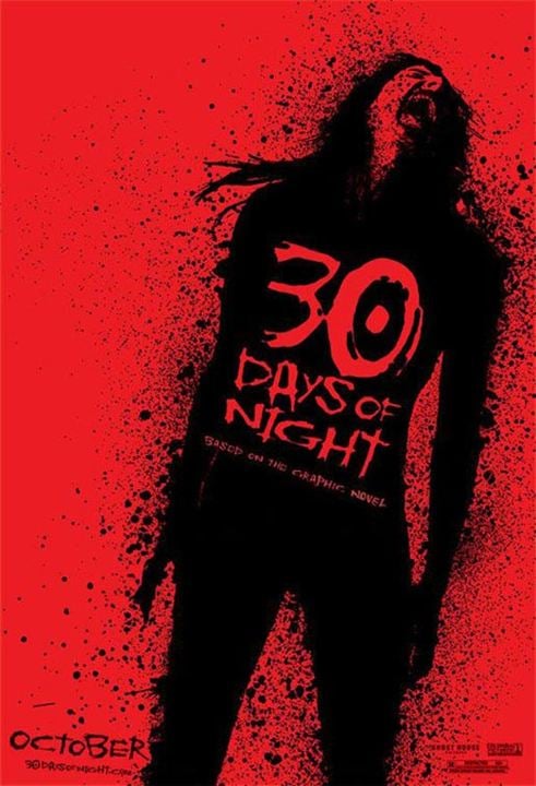30 días de oscuridad : Cartel