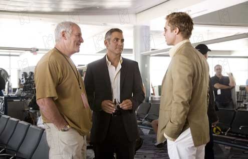 Ocean's 13 : Foto Jerry Weintraub, Steven Soderbergh, Brad Pitt, George Clooney