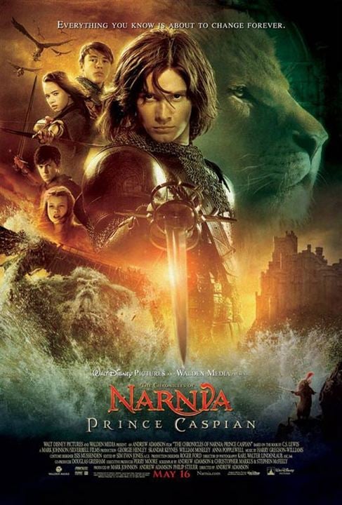 Las crónicas de Narnia: El príncipe Caspian : Cartel Andrew Adamson, Skandar Keynes
