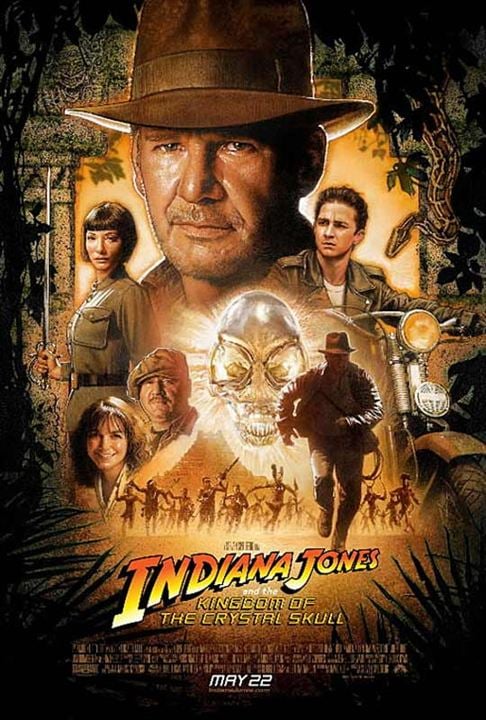 Indiana Jones y el Reino de la Calavera de Cristal : Cartel